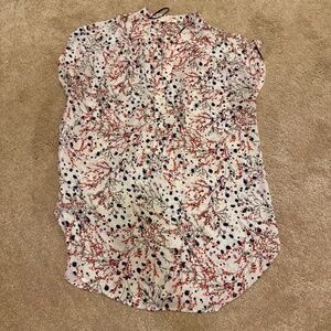 Pleione brand womens size small short sleeve blouse
